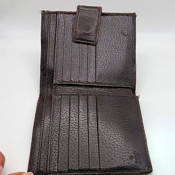 GUCCI BIFOLD CANVAS WALLET - Picture 3 of 9